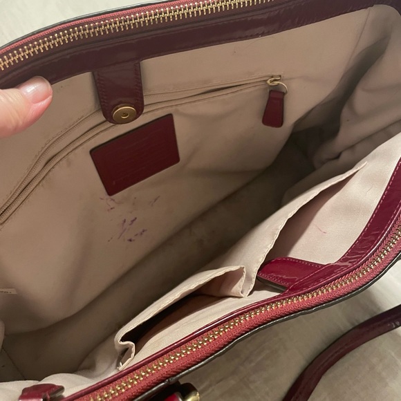 Red Coach Bag!! - Picture 6 of 7